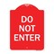Signmission Designer Series Parking Lot Do Not Enter, Red & White Aluminum Sign, 18" x 24", RW-1824-23429 A-DES-RW-1824-23429 - alternate 1